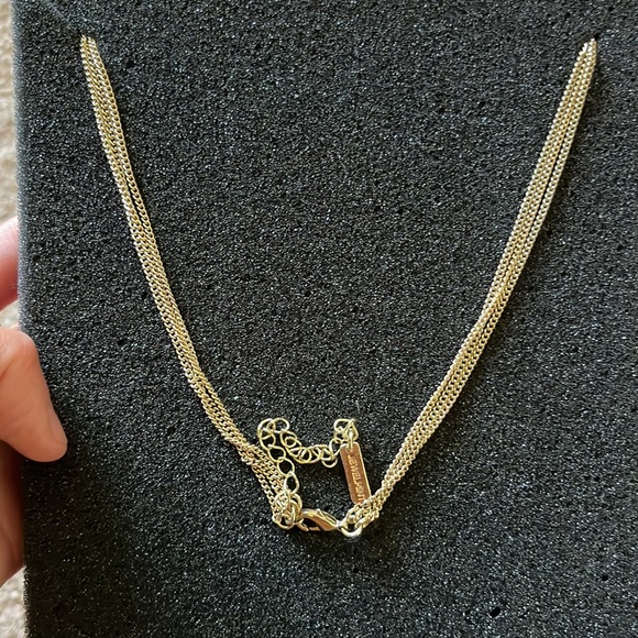 Three Tiered Triangle Necklace - Picture 2 of 2